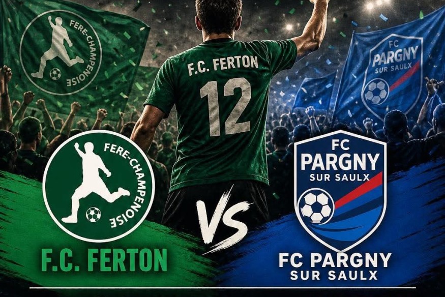 Dernier match de la saison pour le FC Ferton face à Pargny-sur-Saulx à Fère-Champenoise